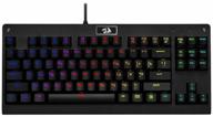 клавиатура redragon dark avenger 2 outemu blue, черный, русская, 1 шт. логотип