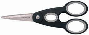 img 3 attached to FISKARS Functional Form Kitchen Scissors, 22 cm, silver/black