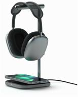 подставка для наушников с беспроводной зарядкой satechi 2-in-1 headphone stand with wireless charger (st-uchsmcm) логотип