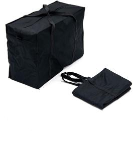 img 4 attached to Shopping bag for moving, large trunk made of waterproof fabric with a zipper, 70x50x30cm, 125l