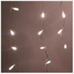 garland sh lights fringe oic100lse, 2 x 0.5 x 0.5 m, 0.5 x 0.5 m, 100 lights, warm white logo