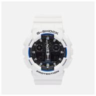 wrist watch casio g-shock ga-100b-7a, white logo