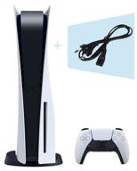 game console playstation 5 disk edition remote control, camera, power cable (euro plug), (cfi-1100a) logo