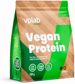 img 3 attached to Protein vplab Vegan Protein, 500 gr., chocolate