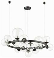 chandelier odeon light tovi 4818/14, g9, 560 w, number of lamps: 14 pcs., armature color: black, shade color: colorless logo