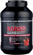 gainer ironman turbo mass gainer, 2800 g, strawberry логотип