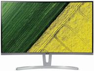 27" монитор acer ed273wmidx, 1920x1080, 75 гц, *va, серебристый логотип