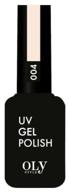 olystyle гель-лак для ногтей uv gel polish, 10 мл, 004 кремовый логотип