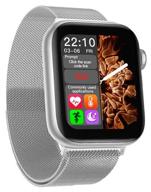 bandrate smart brsmc5757sswb smart watch with blood oxygen sensor, pedometer, tonometer logo