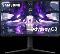 24" монитор samsung odyssey g3 s24ag302ni, 1920x1080, 144 гц, *va, черный логотип