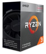 процессор amd ryzen 3 3200g am4, 4 x 3600 мгц, box логотип