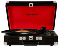 turntable crosley cruiser deluxe cr8005d black logo