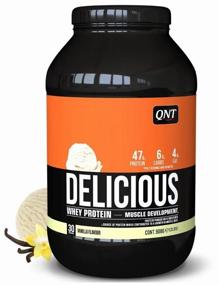 img 4 attached to Протеин QNT Delicious Whey, 908 гр., ваниль