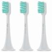 🪥 xiaomi mi electric toothbrush head regular nun4010gl - sound brush, light grey, 3 pcs: a complete dental care solution logo