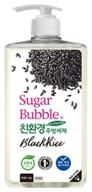 sugar bubble средство для мытья посуды чёрный рис с дозатором, 0.94 л логотип
