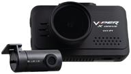 📹 dvr viper x-drive wi-fi duo with interior camera, 2 cameras, glonass, in black логотип