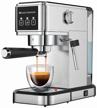 swiss diamond sd-ecm 004 carob coffee maker with cappuccinatore / carob coffee maker / carob coffee maker logo