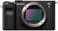 sony alpha camera ilce-7c body, black logo