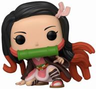 figure funko pop! blade slicing demons - nezuko kamado (demon slayer nezuko kamado) logo