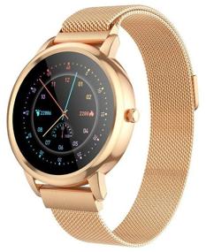 img 4 attached to WATCHES FAMOUS / Smart watch with original strap / Smart watch with water protection / Rose gold