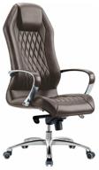 computer chair bureaucrat _aura, upholstery: genuine leather, color: brown логотип