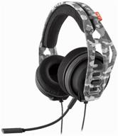 компьютерная гарнитура plantronics rig 400hs, камуфляж белый логотип