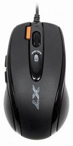 mouse a4tech x-718bk, black logo