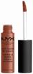 nyx soft matte lip cream liquid lipstick in leon 60 shade: professional makeup with a soft matte finish logo