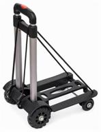 luggage trolley hi-king chariot, black/silver logo