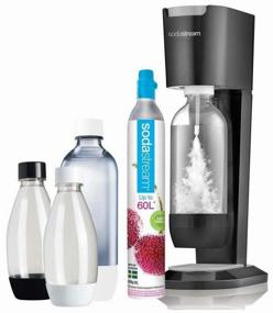 img 4 attached to Sodastream Genesis Megapack Black Water Sodastream Sodastream Gas Dispenser