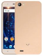 vertex impress удачный смартфон 1/8 гб, золотой логотип