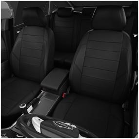 img 4 attached to Seat covers Chevrolet Lacetti (Chevrolet Lacetti) J200 since 2004-n. V. sedan, hatchback, station wagon 5 seats black-black