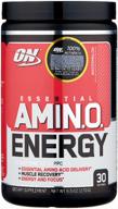 amino acid complex optimum nutrition essential amino energy, watermelon, 270 gr. логотип