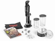 bamix m200 deluxe bbq immersion blender - black logo