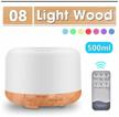 ultrasonic air humidifier portable desktop humidifier with light for room 500ml logo