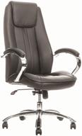 executive computer chair everprof long tm, upholstery: imitation leather, color: black logo