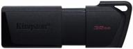 flash drive kingston datatraveler exodia m 32 gb, 1 pc., black logo