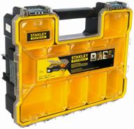 organizer stanley 1-97-518 fatmax deep pro metal latch, 44.6x35.7x11.6 cm, 17.6"" , black/yellow logo