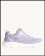 geox j aril girl sneakers, size 26, purple logo