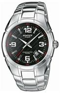 wrist watch casio edifice ef-125d-1a quartz, waterproof, illuminated hands логотип