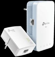 wi-fi powerline router tp-link tl-wpa7517 kit, white logo