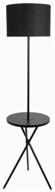 торшер arte lamp combo a2070pn-1bk, e27, 60 вт, цвет арматуры: черный, цвет плафона/абажура: черный логотип