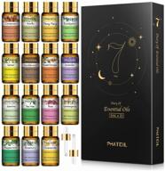🌿 15 scents gift set of essential oils for air humidifier - 75ml aromatherapy set for enhanced aroma therapy логотип