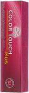 wella professionals color touch plus hair dye, 77/07 olive, 60 ml logo