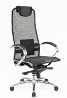 🖥️ everprof deco mesh executive computer chair: textile upholstery, black color логотип