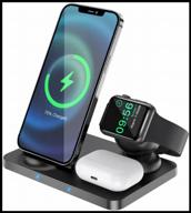wireless charger 3 in 1, fast wireless charging fast charge(black) logo