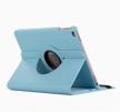 apple ipad mini 5 tablet case (2019), with stand / 360 degree swivel (blue) logo
