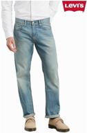 jeans levis 559 relaxed straight leg jeans men 00559-0363 36/34 logo