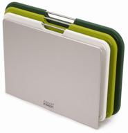 joseph joseph nest regular cutting board set, 3 pcs, green logo