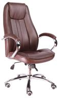 🪑 everprof long tm executive computer chair in brown imitation leather upholstery логотип